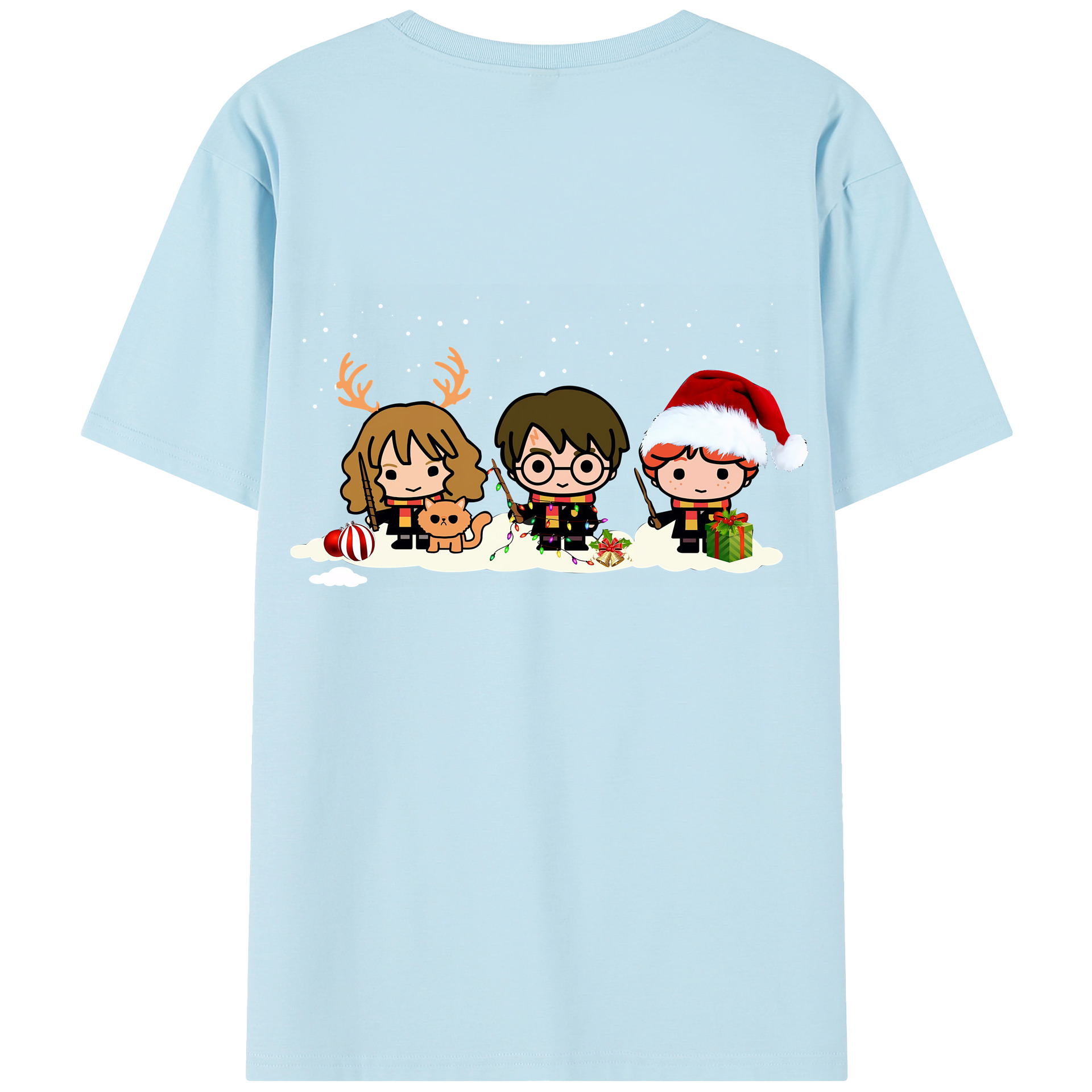（画像用） Harry Potter ハリー・ポッターシリーズ 綿100％半袖Tシャツ（背面プリント）